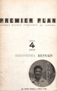 Couverture du livre Hiroshima Resnais par Michel Delahaye et Bernard Chardère