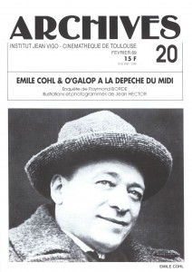 Couverture du livre Emile Cohl et O'Galop à la Dépêche du Midi par Raymond Borde