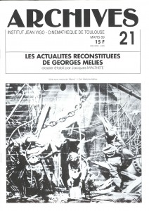Couverture du livre Les actualités reconstituées de George Méliès par Jacques Malthête