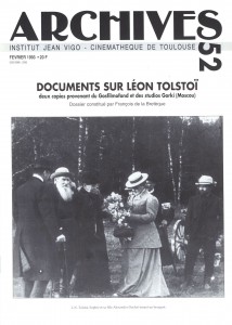 Couverture du livre Documents sur Léon Tolstoï par François Amy de La Bretèque