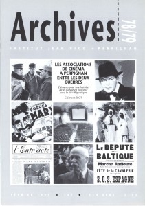 Couverture du livre Les associations de cinéma à Perpignan entre les deux guerres par Clément Riot