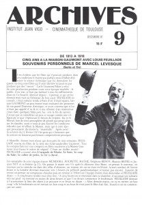 Couverture du livre De 1913 A 1918, cinq ans à la maison Gaumont avec Louis Feuillade (2) par Marcel Levesque