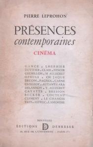 Couverture du livre Présences contemporaines par Pierre Leprohon