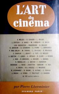 Couverture du livre L'Art du cinéma par Pierre Lherminier