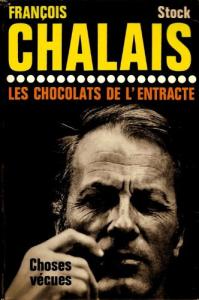 Couverture du livre Les Chocolats de l'entracte par François Chalais