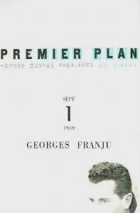 Couverture du livre Georges Franju par Freddy Buache