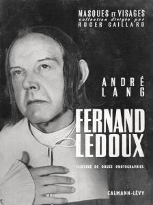 Couverture du livre Fernand Ledoux par André Lang
