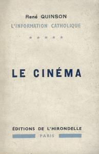 Couverture du livre Le Cinéma par René Quinson