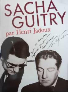 Couverture du livre Sacha Guitry par Henri Jadoux