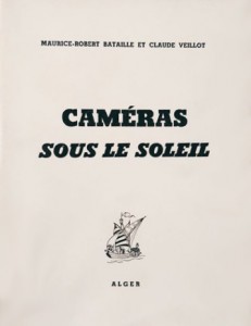 Couverture du livre Caméras sous le soleil par Maurice-Robert Bataille et Claude Veillot