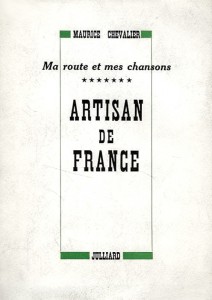 Couverture du livre Artisan de France par Maurice Chevalier