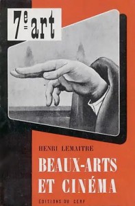 Couverture du livre Beaux-arts et cinéma par Henri Lemaître