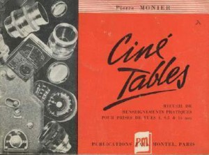 Couverture du livre Ciné-tables par Pierre Monier