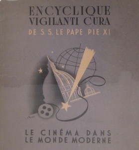 Couverture du livre Encyclique Vigilanti cura de S.S. le pape Pie XI sur le cinéma par Collectif
