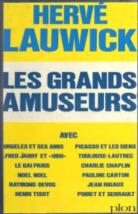 Couverture du livre Les Grands Amuseurs par Hervé Lauwick