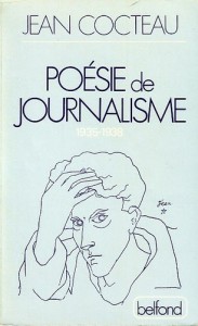 Couverture du livre Poésie de journalisme par Jean Cocteau