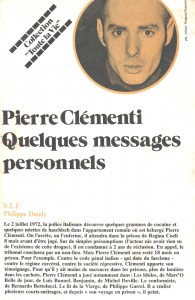 Couverture du livre Quelques messages personnels par Pierre Clémenti
