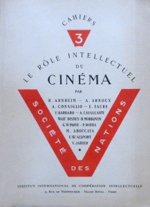 Couverture du livre Le rôle intellectuel du cinéma par Collectif