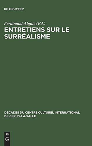 Couverture du livre : Entretiens sur le surréalisme