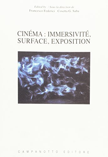 Couverture du livre: Cinéma - Immersivité, surface, exposition