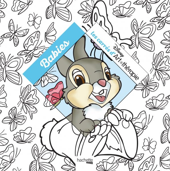 Couverture du livre : Disney babies - Carrés à colorier