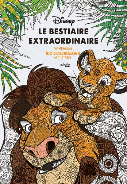 Couverture du livre: Le Bestiaire extraordinaire - 100 coloriages anti-stress