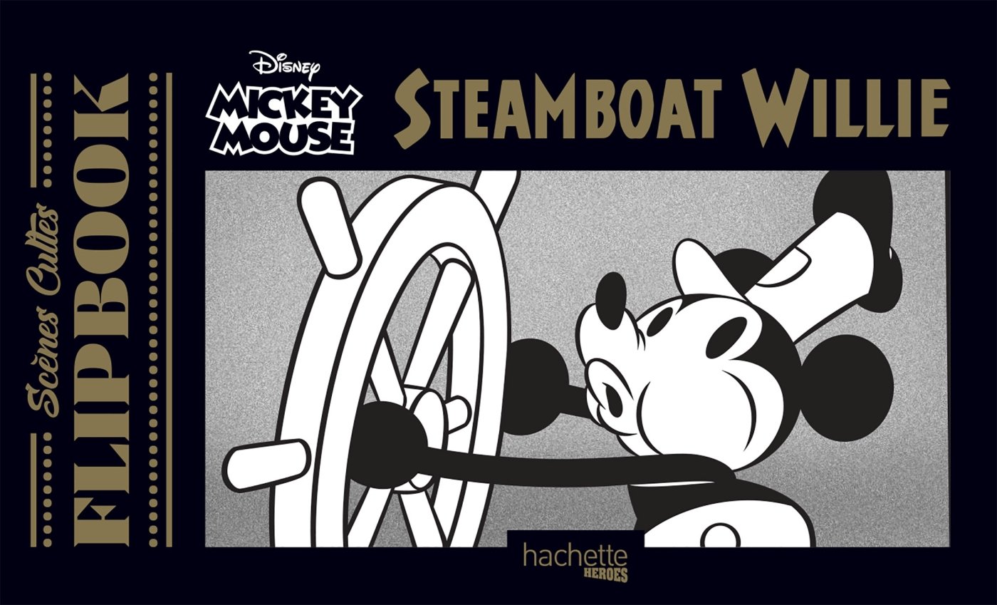 Couverture du livre: Flip Book - Mickey - Steamboat Willie