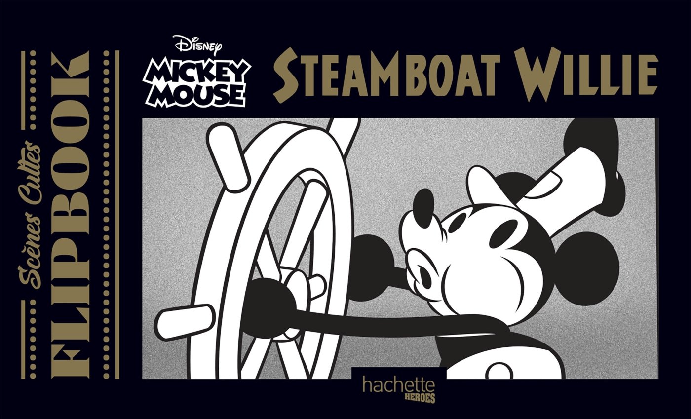 Couverture du livre : Flip Book - Mickey - Steamboat Willie
