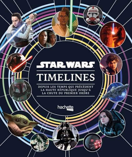 Couverture du livre : Star Wars Timelines - Depuis les temps qui précèdent la Haute République jusqu'à la chute du Premier Ordre