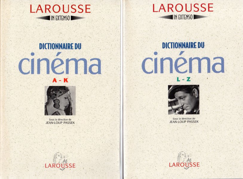 Book cover: Dictionnaire du cinéma