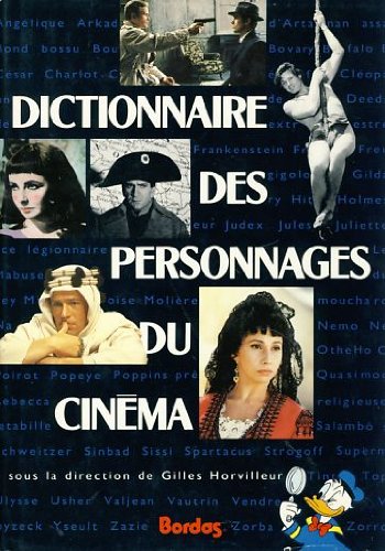 Book cover: Dictionnaire des personnages du cinéma