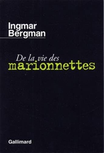 Book cover: De la vie des marionnettes