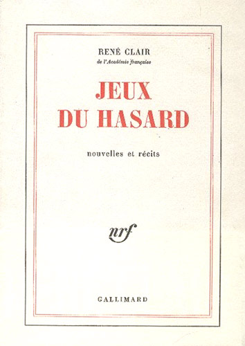 Book cover: Jeux du hasard