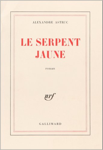 Book cover: Le Serpent jaune