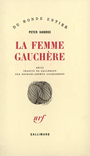 Book cover: La Femme gauchère