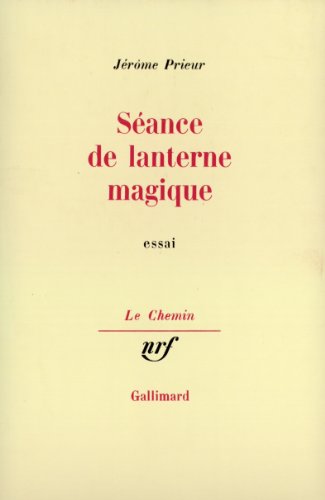 Book cover: Séance de lanterne magique