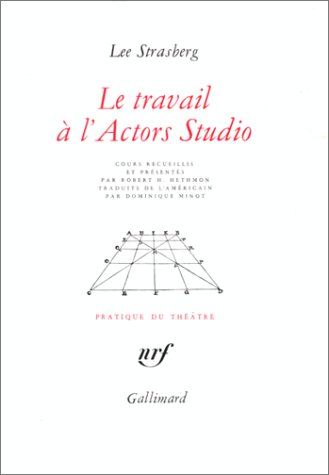Book cover: Le Travail à l'Actors Studio