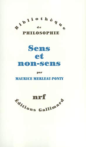 Book cover: Sens et non-sens