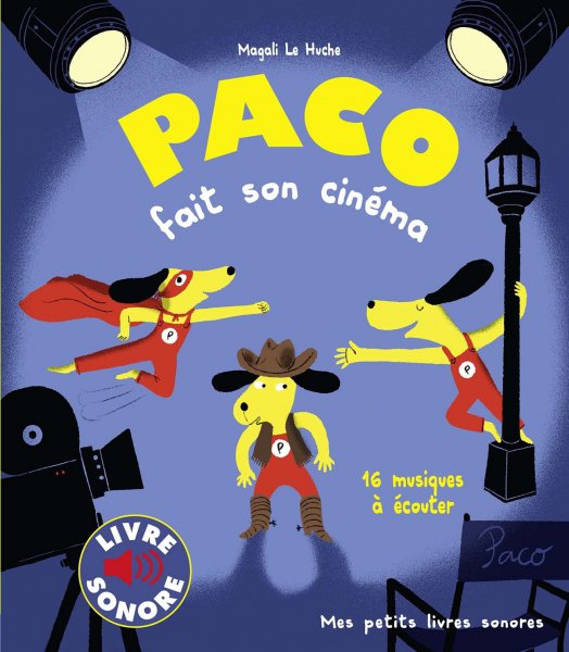 Book cover: Paco fait son cinéma - 16 musiques à écouter