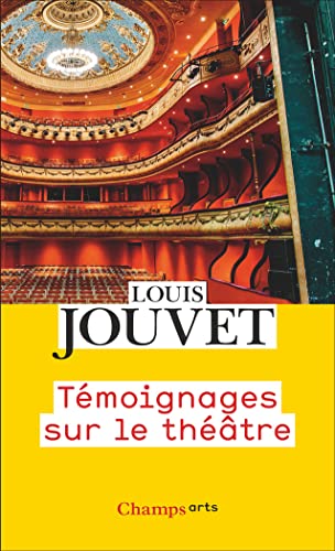 Book cover: Témoignages sur le théâtre