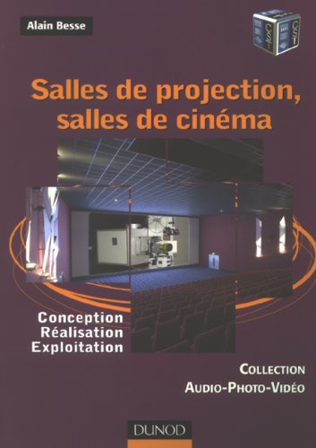 Couverture du livre : Salles de projection, salles de cinéma - Conception, réalisation, exploitation