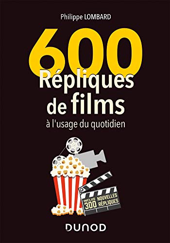 Book cover: 600 répliques de films à l'usage du quotidien