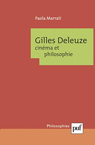 Book cover: Gilles Deleuze - Cinéma et Philosophie