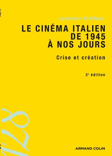 Book cover: Le Cinéma italien de 1945 à nos jours - Crise et création
