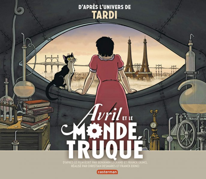 Book cover: Avril et le monde truqué - album du film