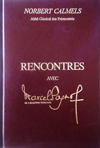 Book cover: Rencontres avec Marcel Pagnol