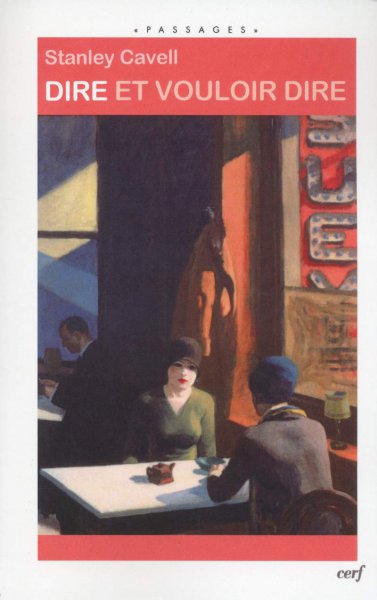 Book cover: Dire et vouloir dire