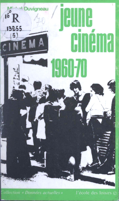 Couverture du livre: Jeune cinéma 1960-70
