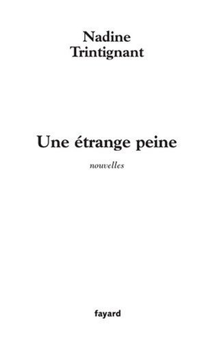 Couverture du livre : Une étrange peine