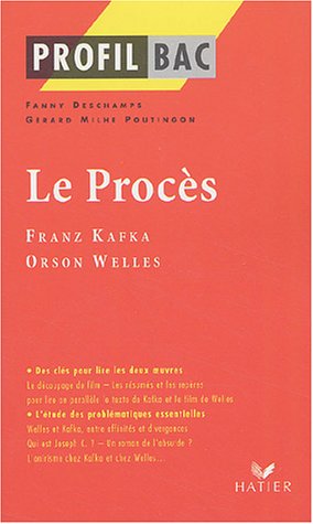 Book cover: Le Procès - Franz Kafka, Orson Welles